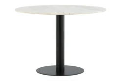 Estelle Spisebord 106 cm Rundt Marmor