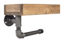 Evila Toalettpapirholder Rør/Tre