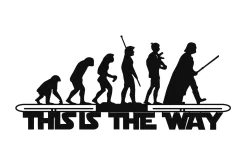 Evolution Veggdekor