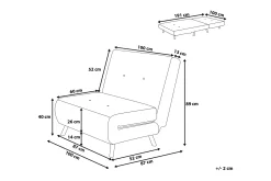 Farris Sovesofa 100 cm