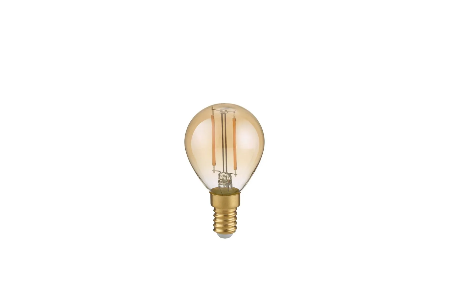 Filament Lamppu Vakiokupu 2W 250Lm 2700K LED E14 Ruskea Trio Lighting Amber