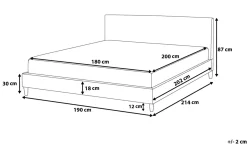 Fitou Dobbeltseng 180 | 200 cm