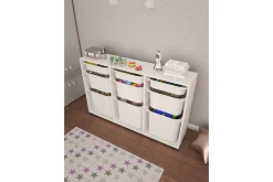 Flerbruks Kapasitetskap Belna Hvit