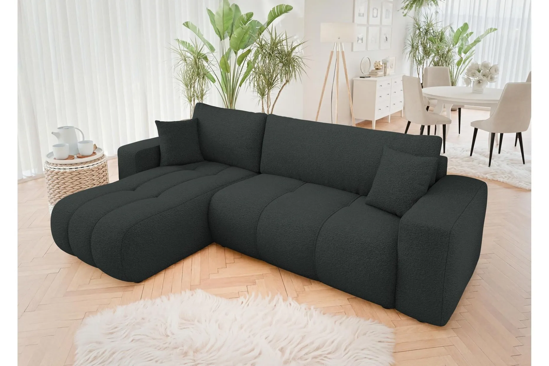 Flo Sovesofa med Sjeselong 3-seter