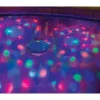 Flytende belysning Planet Pool LED-lysshow