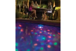 Flytende belysning Planet Pool LED-lysshow