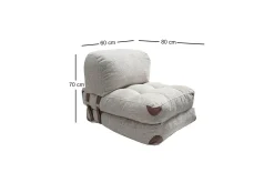 Fold Teddy Sovesofa Grå