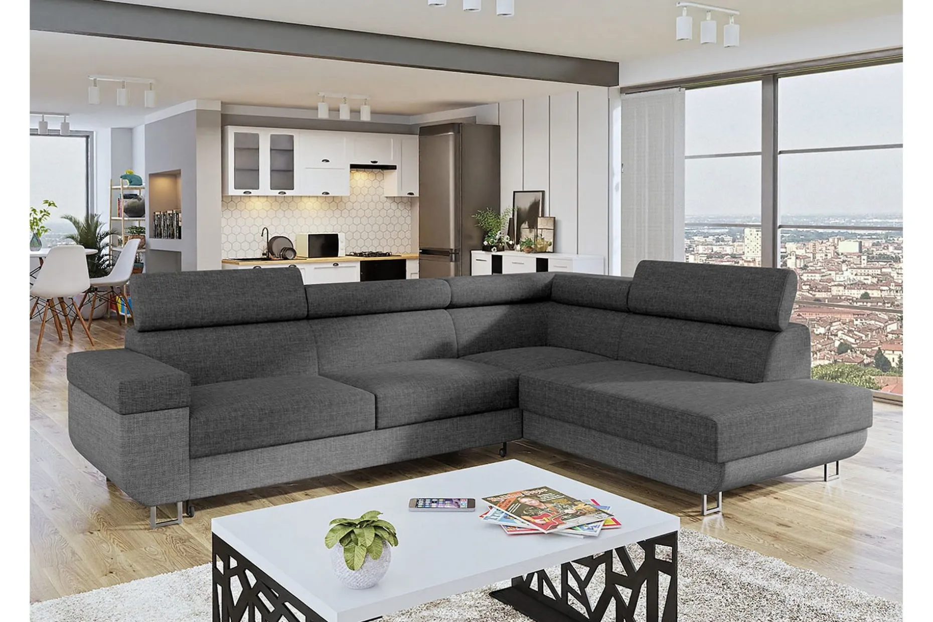 Fonti 3-seters Hjørnesovesofa Høyre