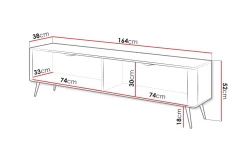 Forba TV-benk 164 cm