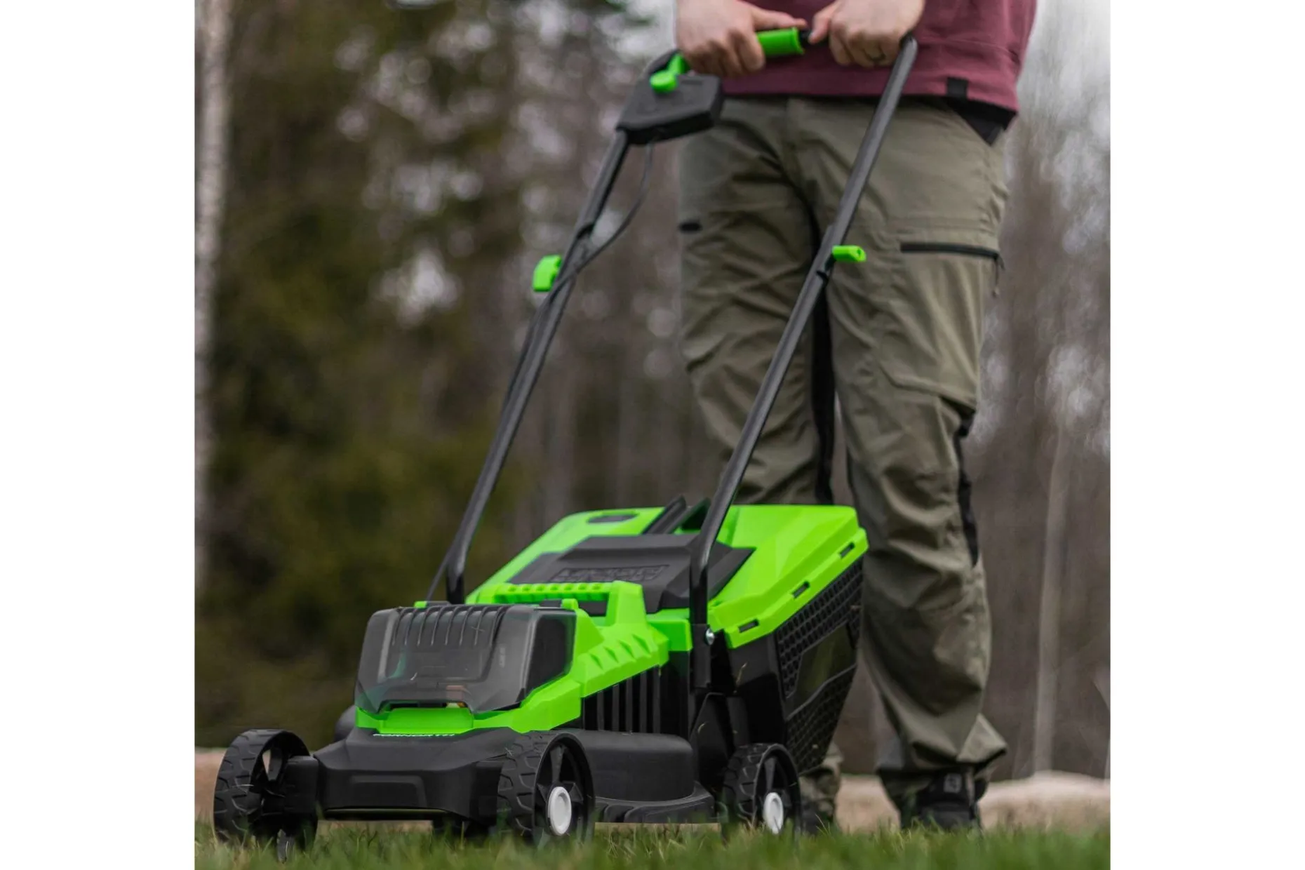 Fornorth Batteridrevet Gressklipper Gh1000E, 20V med Batteri og Lader