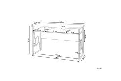 Forresa Skrivebord 120 cm med Oppbevaringshylle