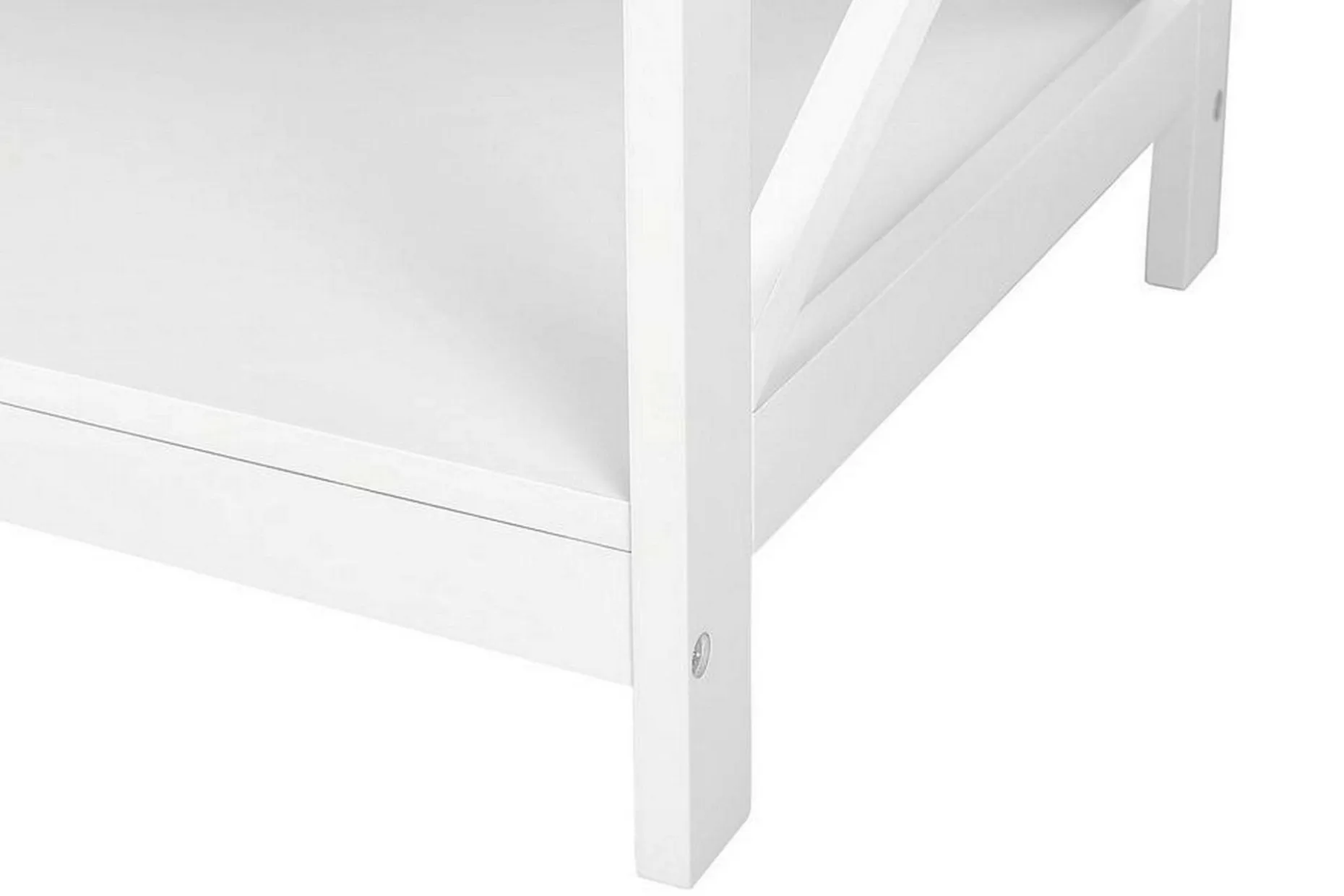 Fostia Sofabord 100 cm med Oppbevaringshylle