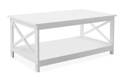 Fostia Sofabord 100 cm med Oppbevaringshylle
