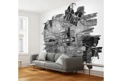 Fototapet Black-And-White New York Collage 250x193