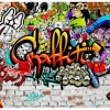 Fototapet Fargerik Graffiti 250x175