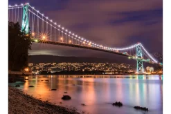 Fototapet Lions Gate Bridge Vancouver Canada 250x193