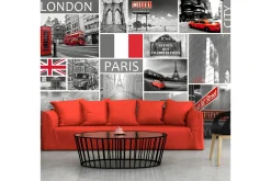 Fototapet London Paris Berlin New York 150x105