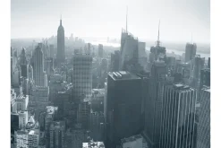 Fototapet NYC Tegn på En Farget Bakgrunn 250x193