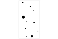 Fototapet Stylish Dots 50x1000