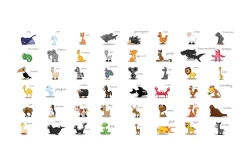 Fototapet XXL Learning By playing Animals 550x270