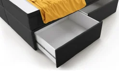 Franco Komplett Sengpakke med Oppbevaring LED-belysning 180x200 cm + 2 stk. Franco Nattbord
