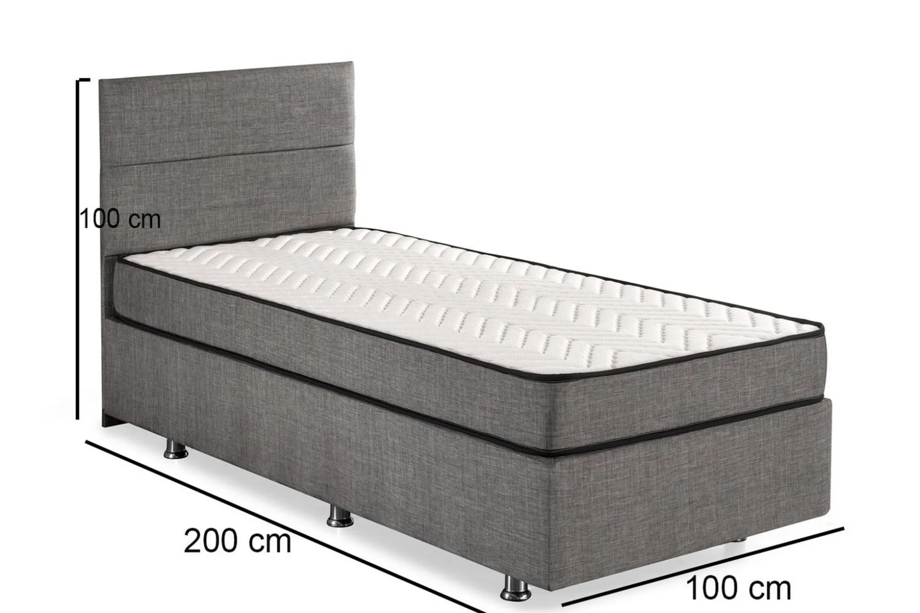 Froknial Oppbevaringsseng 100x200 cm