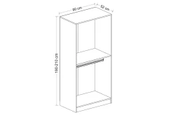 Fruitland Garderobe 90 cm