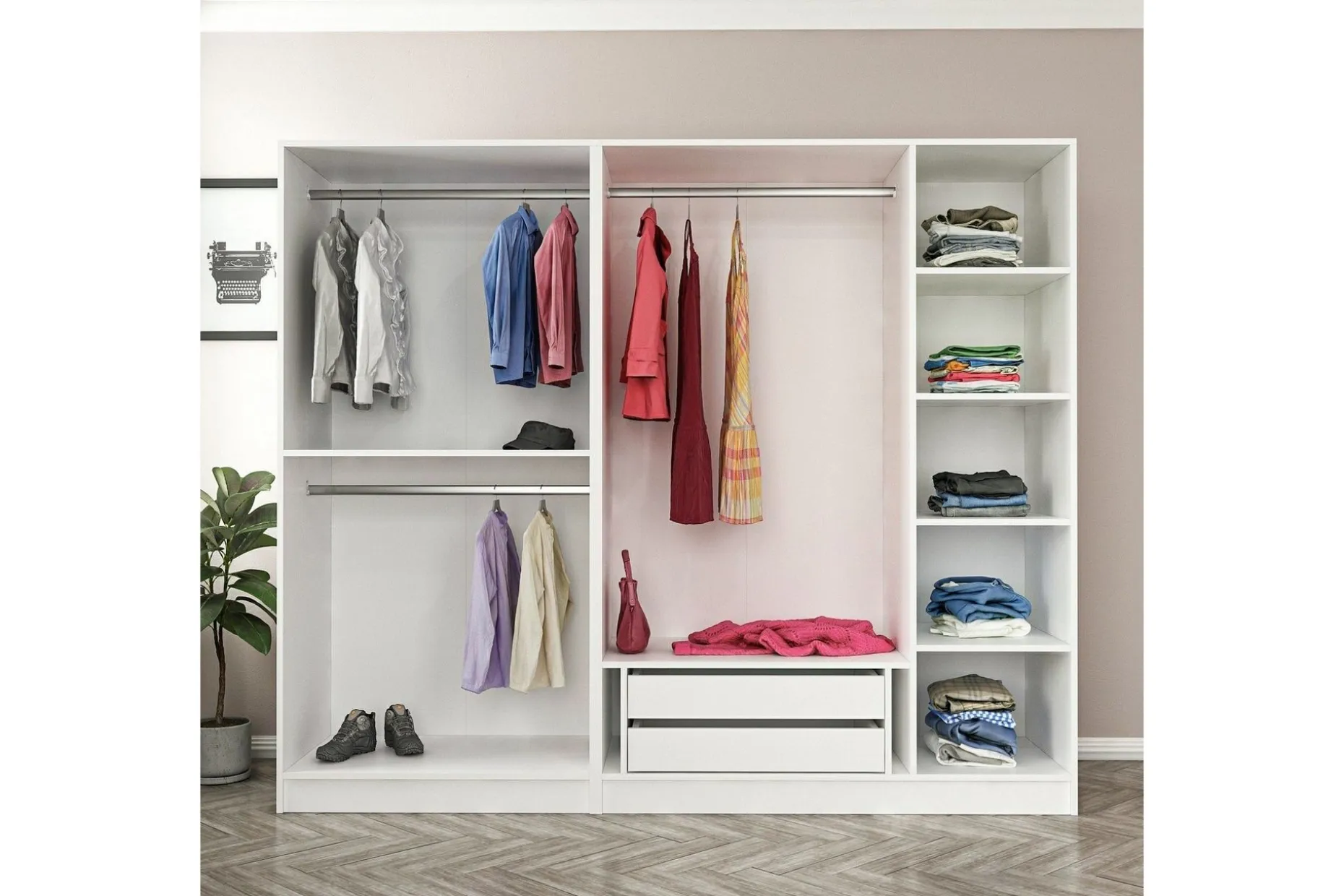 Fruitland Garderobe 225 cm