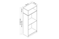 Fruitland Garderobe 90 cm
