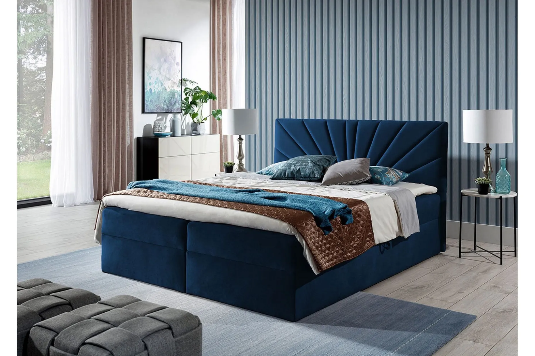 Frusci Kontinentalseng 180x200 + Overmadrass