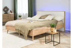 Furbish Kontinentalseng med LED 160x200