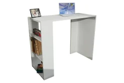 Furny Home Skrivebord 90 cm med Oppbevaringshylle