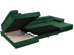 Gabina 5-seters U-formet sovesofa med divan og sjeselong
