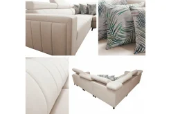 Galbally 4-sits Hörnbäddsoffa beige