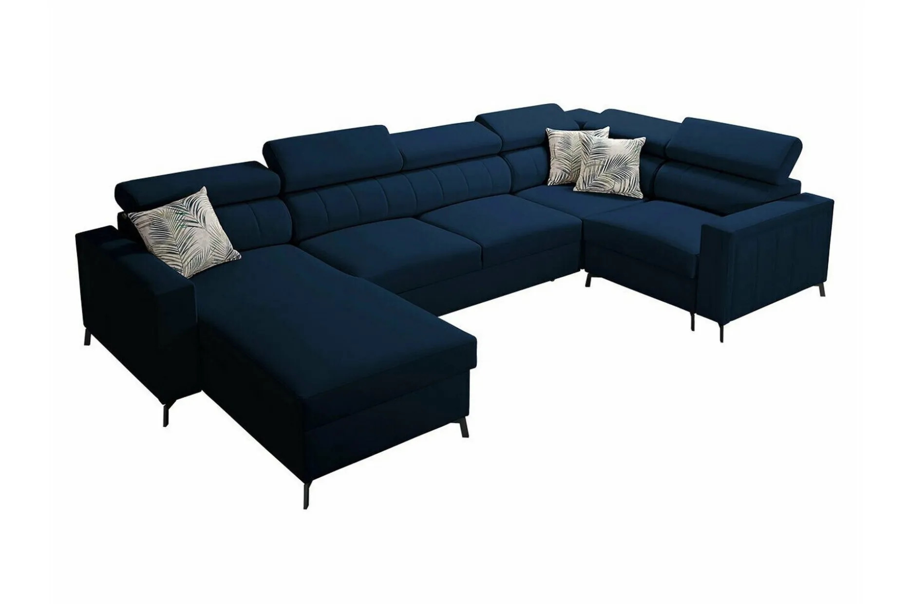 Galbally 4-sits Hörnbäddsoffa Dark blue