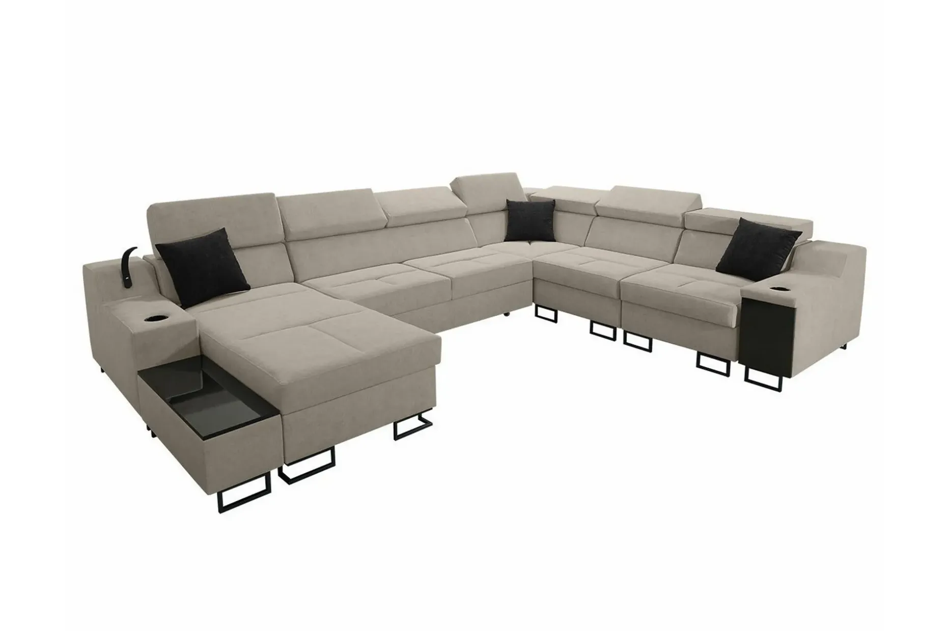 Galbally 5-sits Hörnsoffa beige