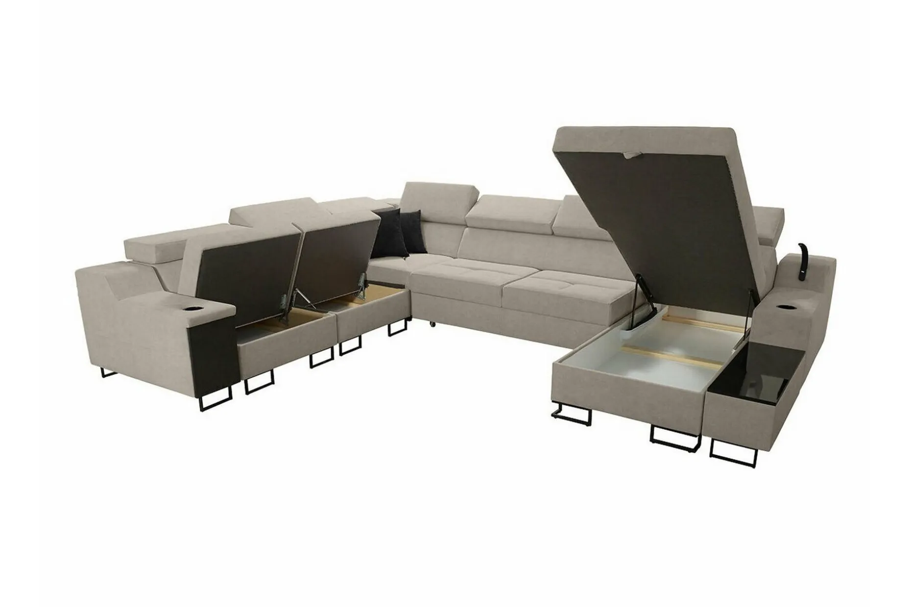 Galbally 5-sits Hörnsoffa Beige