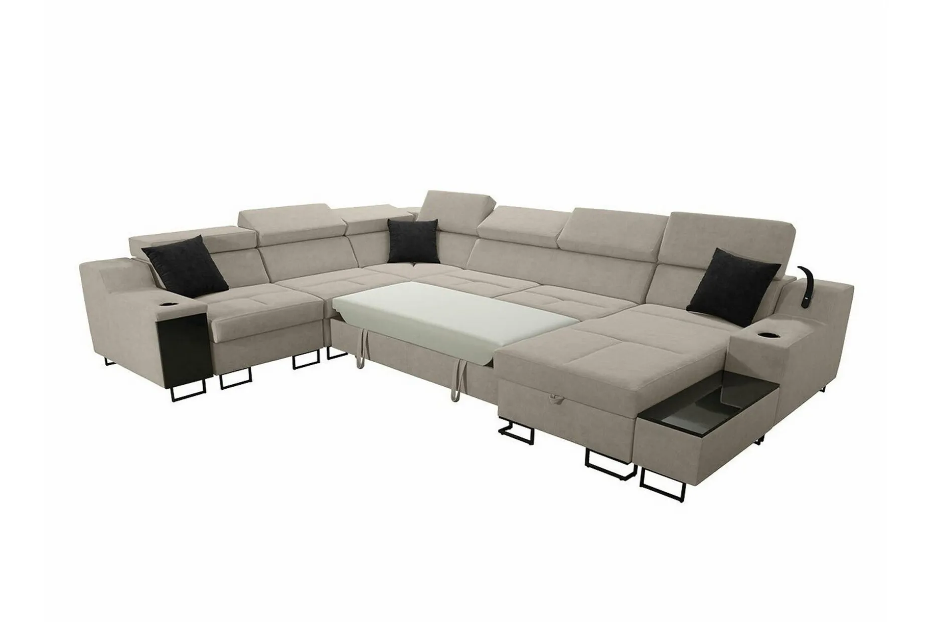 Galbally 5-sits Hörnsoffa Beige