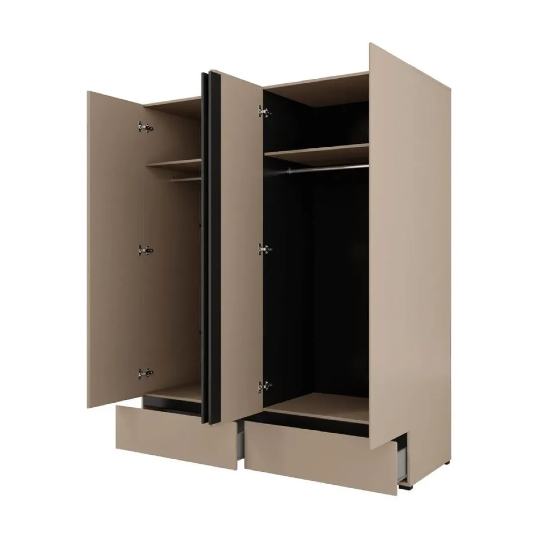 Garderobe Cross S 4 Dører med 2 Skuffer