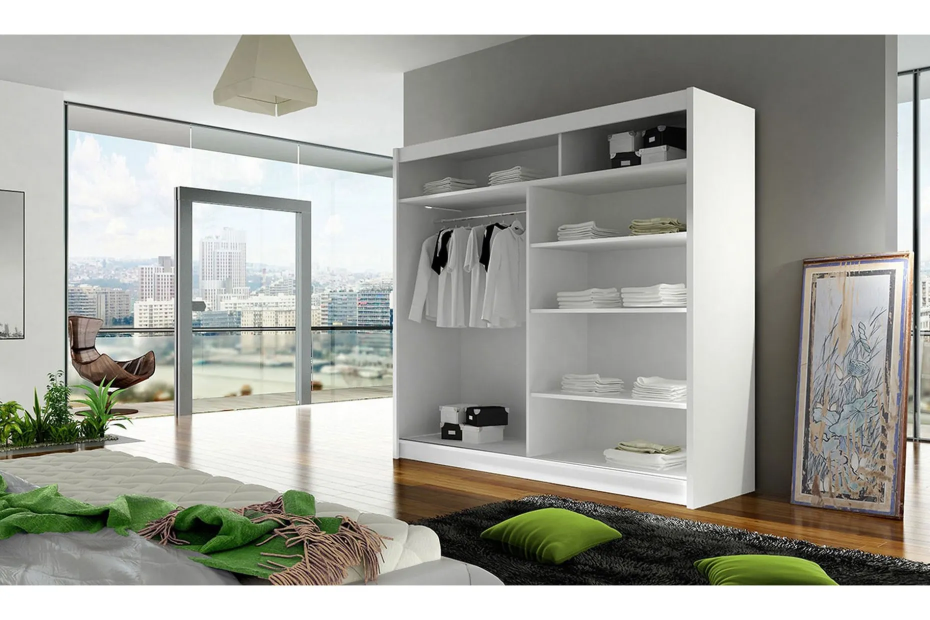 Garderobe Prag LED-belysning