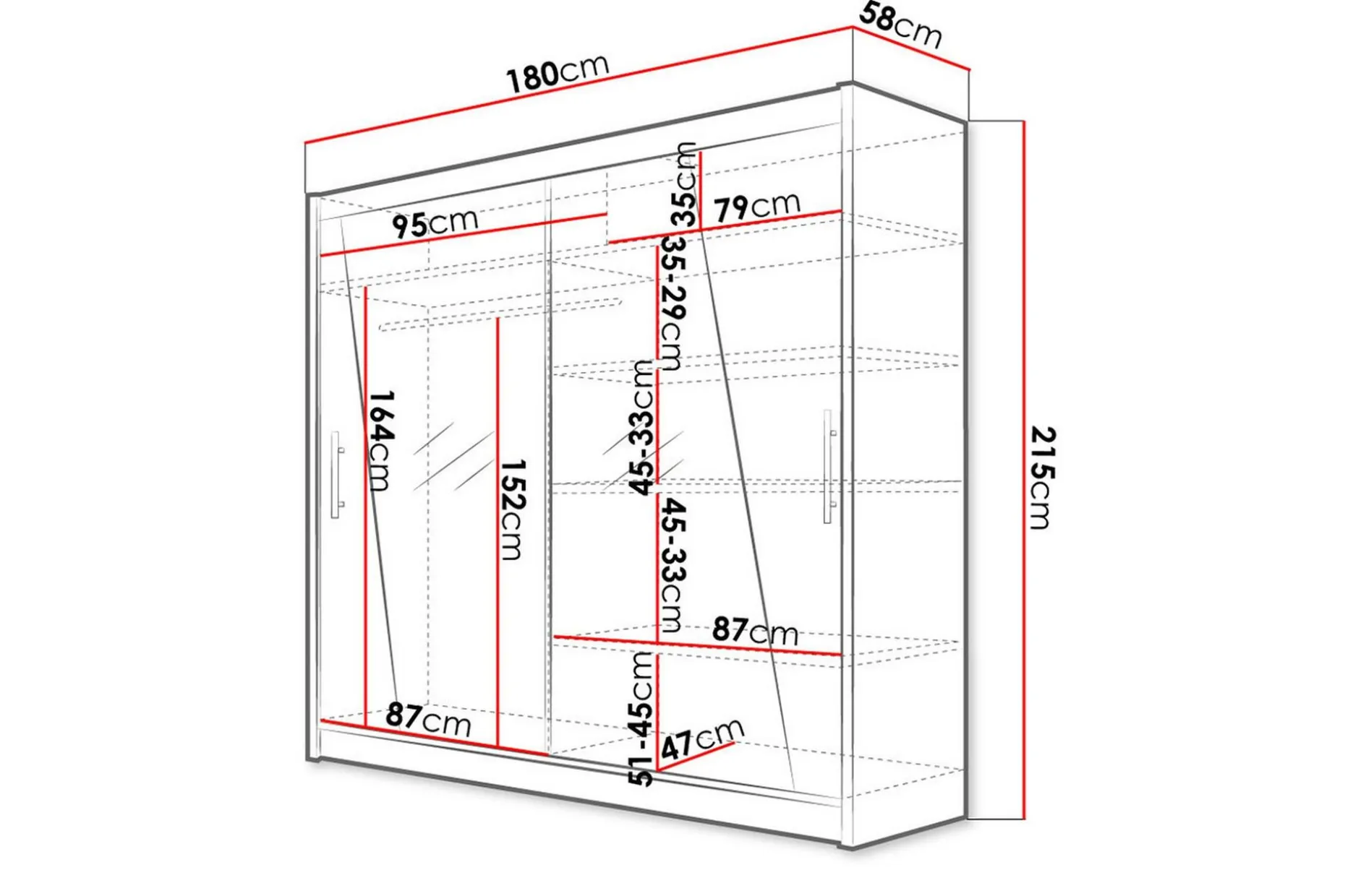 Garderobe Prag LED-belysning