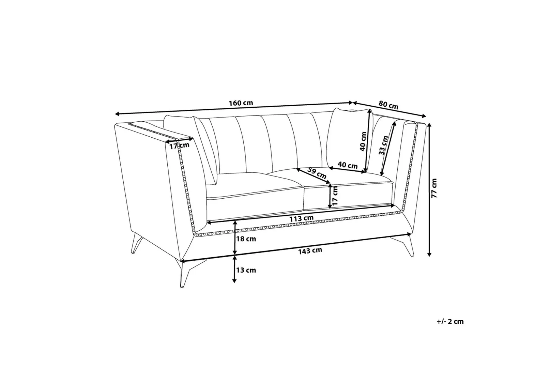 Gaula Sofa 2-4 Seter