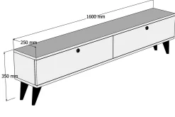 Gersby TV-Benk 160 cm