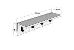 Gersby Vegghylle 60 cm