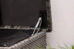 Gigant vanntett puteboks XL for utendørs bruk – Oppbevaringsboks i kunstrotting (B150xD90xH101 cm)