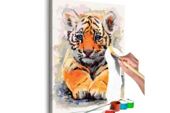 Gjør-det-selv Maleri Baby Tiger 40x60 cm