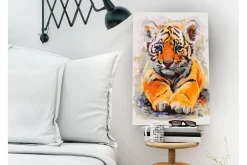 Gjør-det-selv Maleri Baby Tiger 40x60 cm