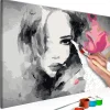 Gjør-det-selv-maleri Black & White Portrait 60x40 cm