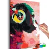 Gjør-det-selv-maleri Monkey In Headphones 40x60 cm