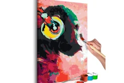Gjør-det-selv-maleri Monkey In Headphones 40x60 cm
